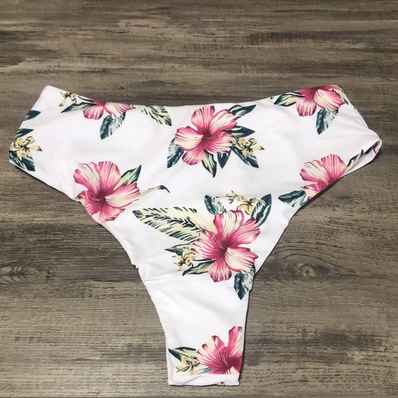 ZAFUL Women’s High Cut One Piece  Swimsuit Floral Print Size L - Picture 4 of 11